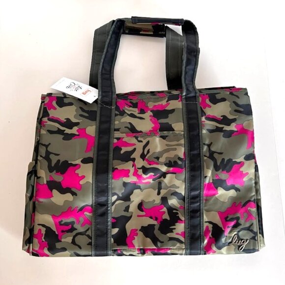 Lug Rover X-Large Carry-All Tote Camo Orchid - Picture 2 of 8